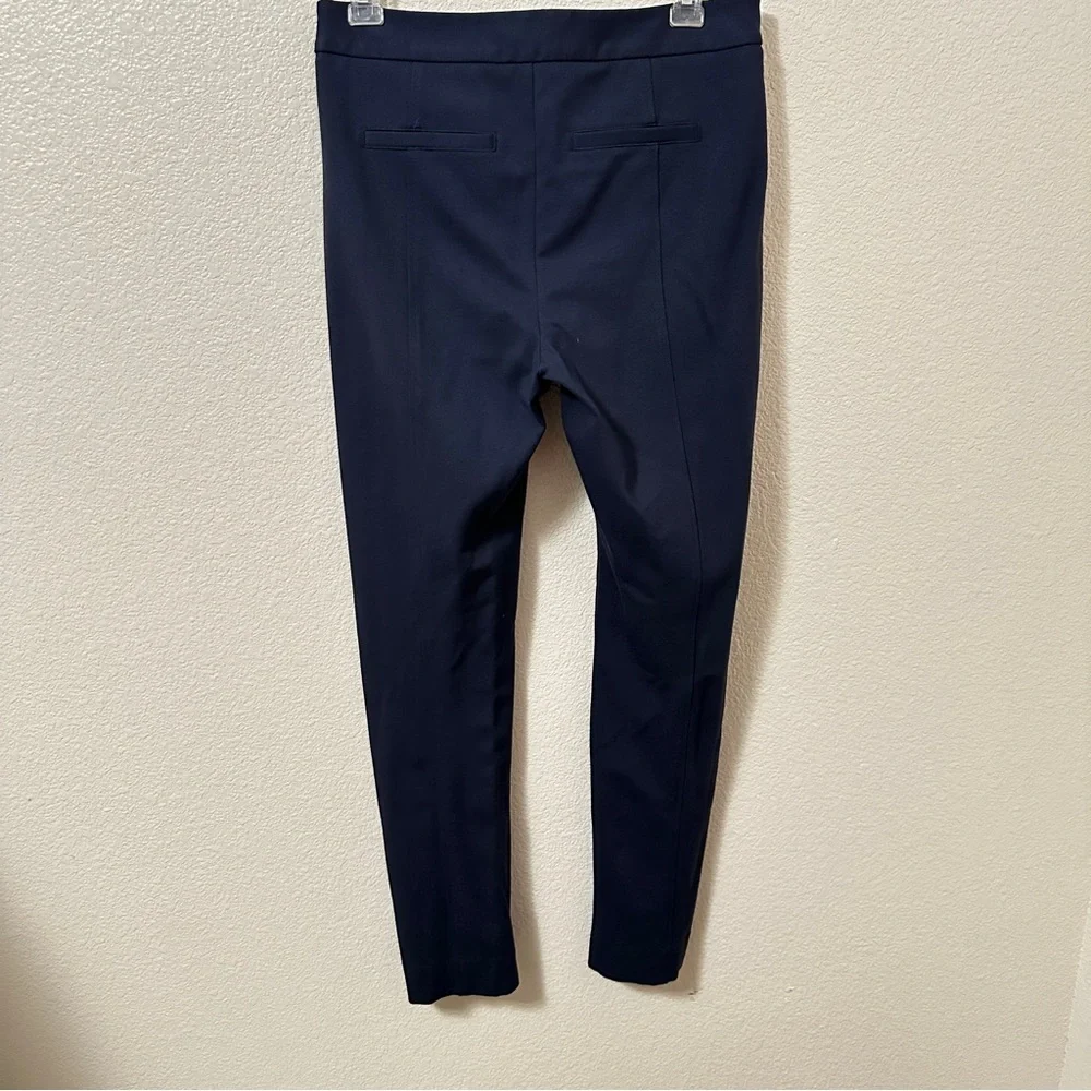 NYDJ Betty Ankle Pants Sz 2‎ Ponte Knit Navy